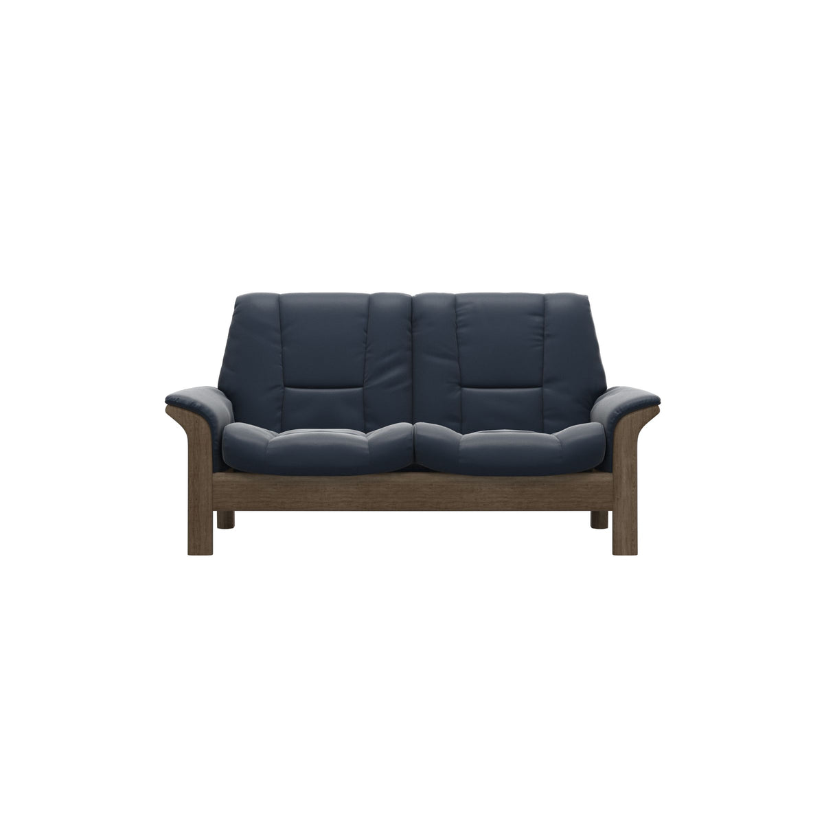 Buckingham LB 2-Seat - Paloma Oxford Blue - Smoked Oak