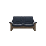 Buckingham LB 2-Seat - Paloma Oxford Blue - Smoked Oak