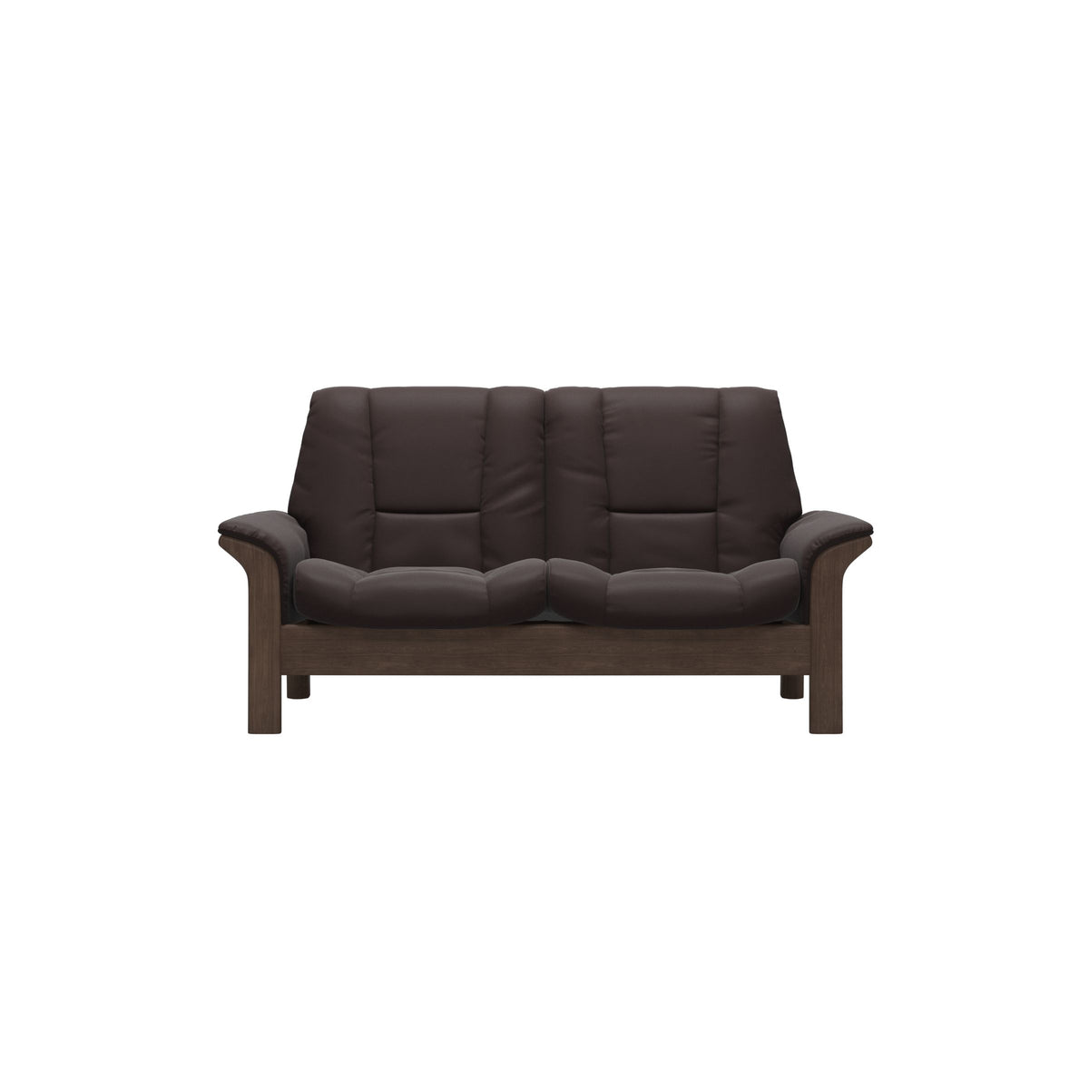 Buckingham LB 2-Seat - Paloma Chocolate - Walnut