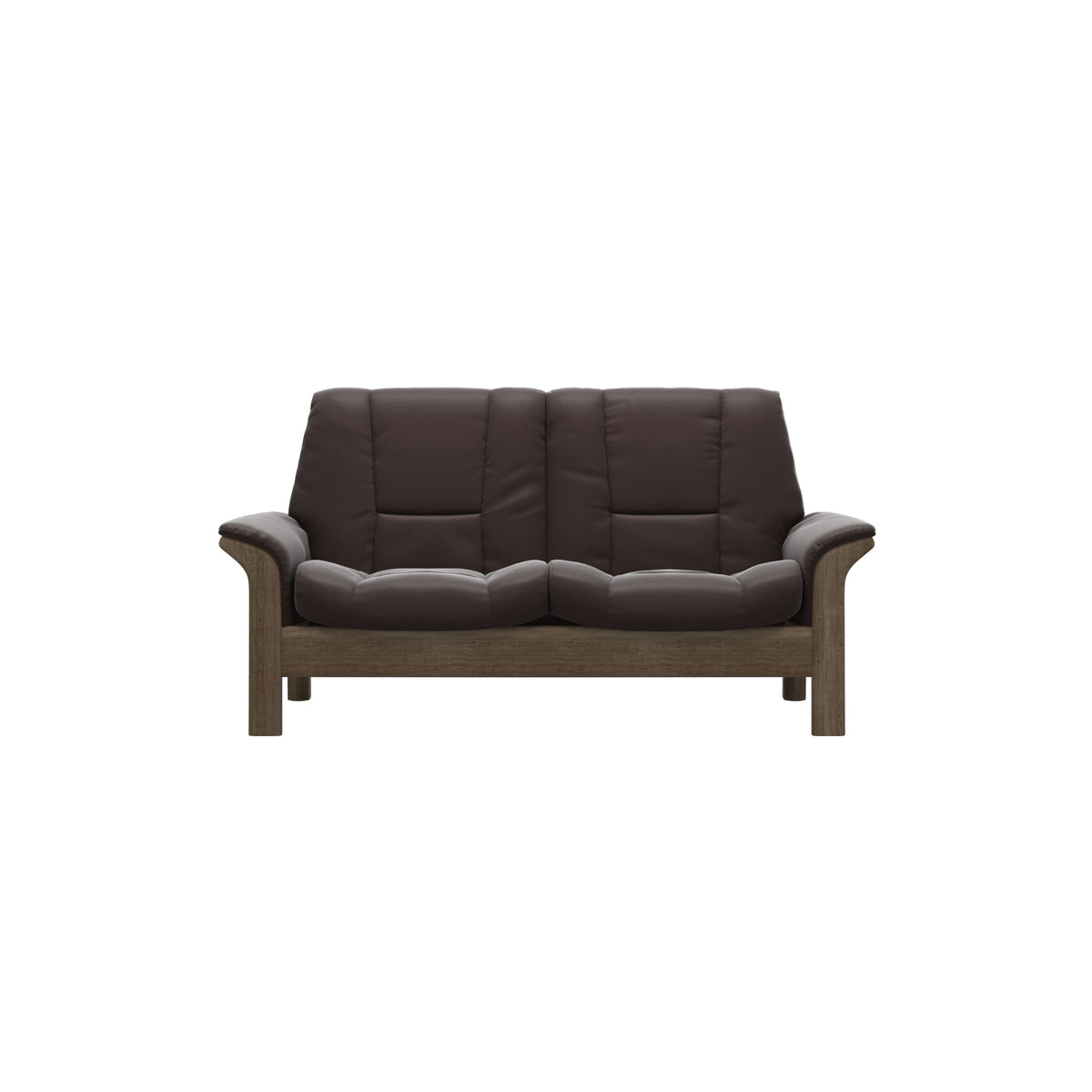 Buckingham LB 2-Seat - Paloma Chocolate - Smoked Oak