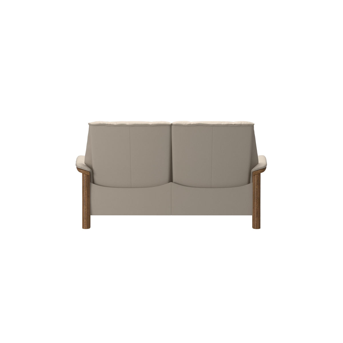 Buckingham LB 2-Seat - Paloma Fog - Teak