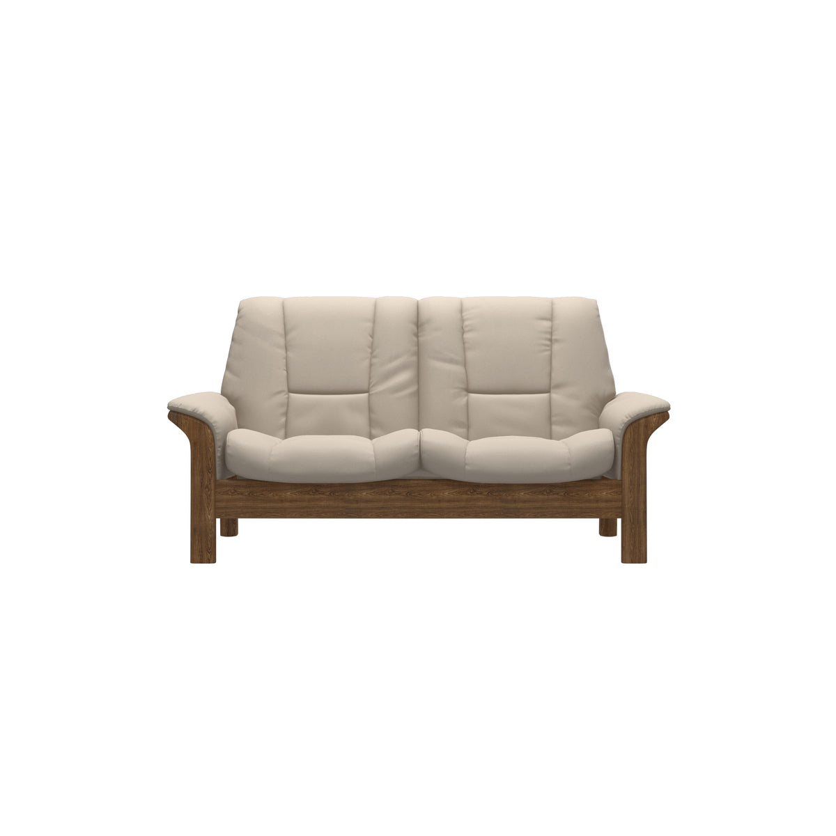 Buckingham LB 2-Seat - Paloma Fog - Teak