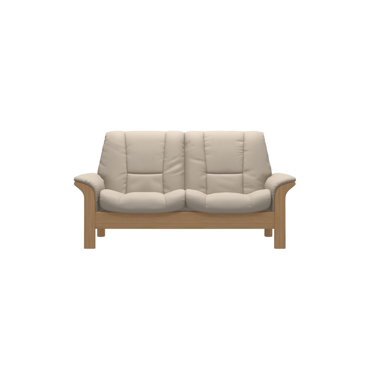Buckingham LB 2-Seat - Paloma Fog - Oak