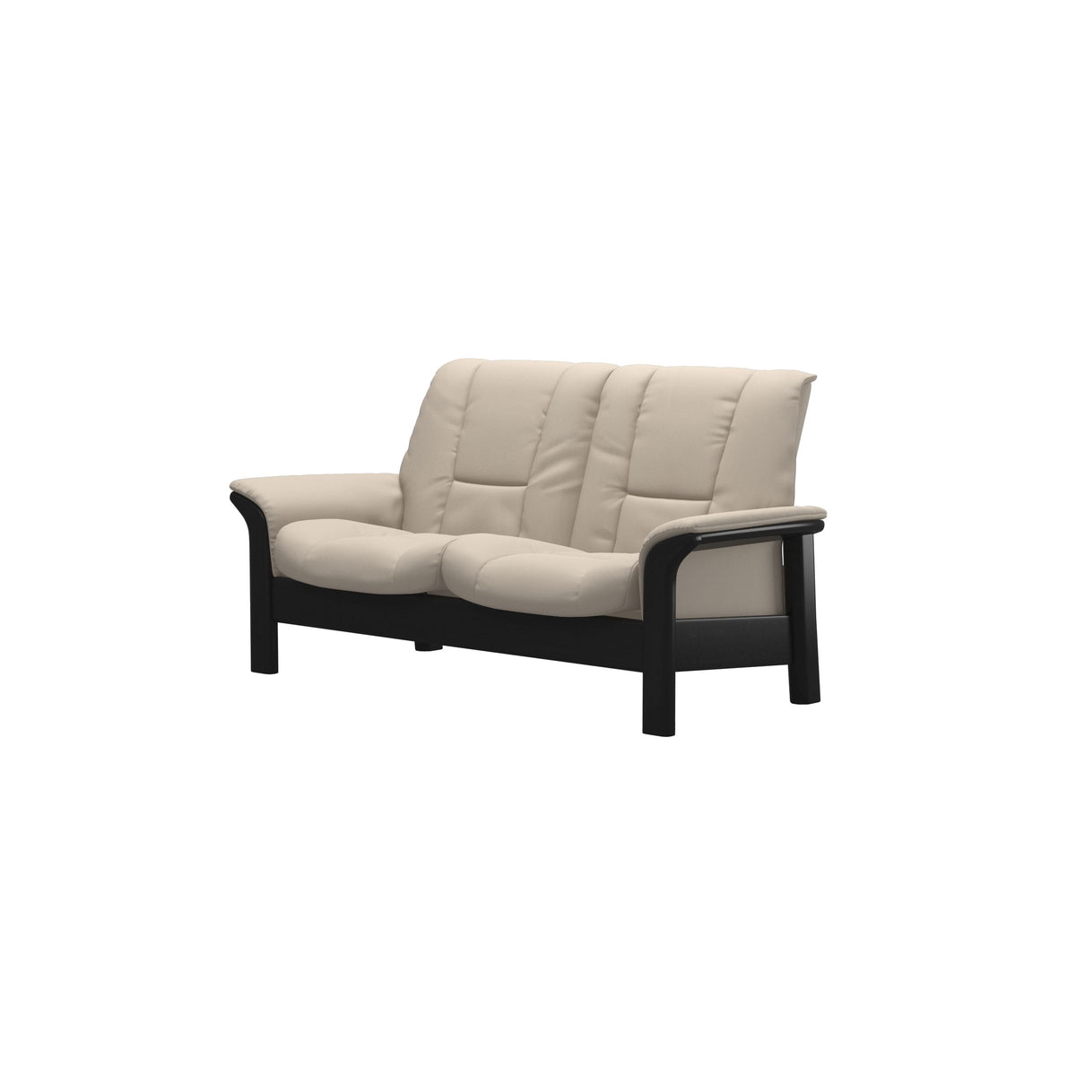 Buckingham LB 2-Seat - Paloma Fog - Black