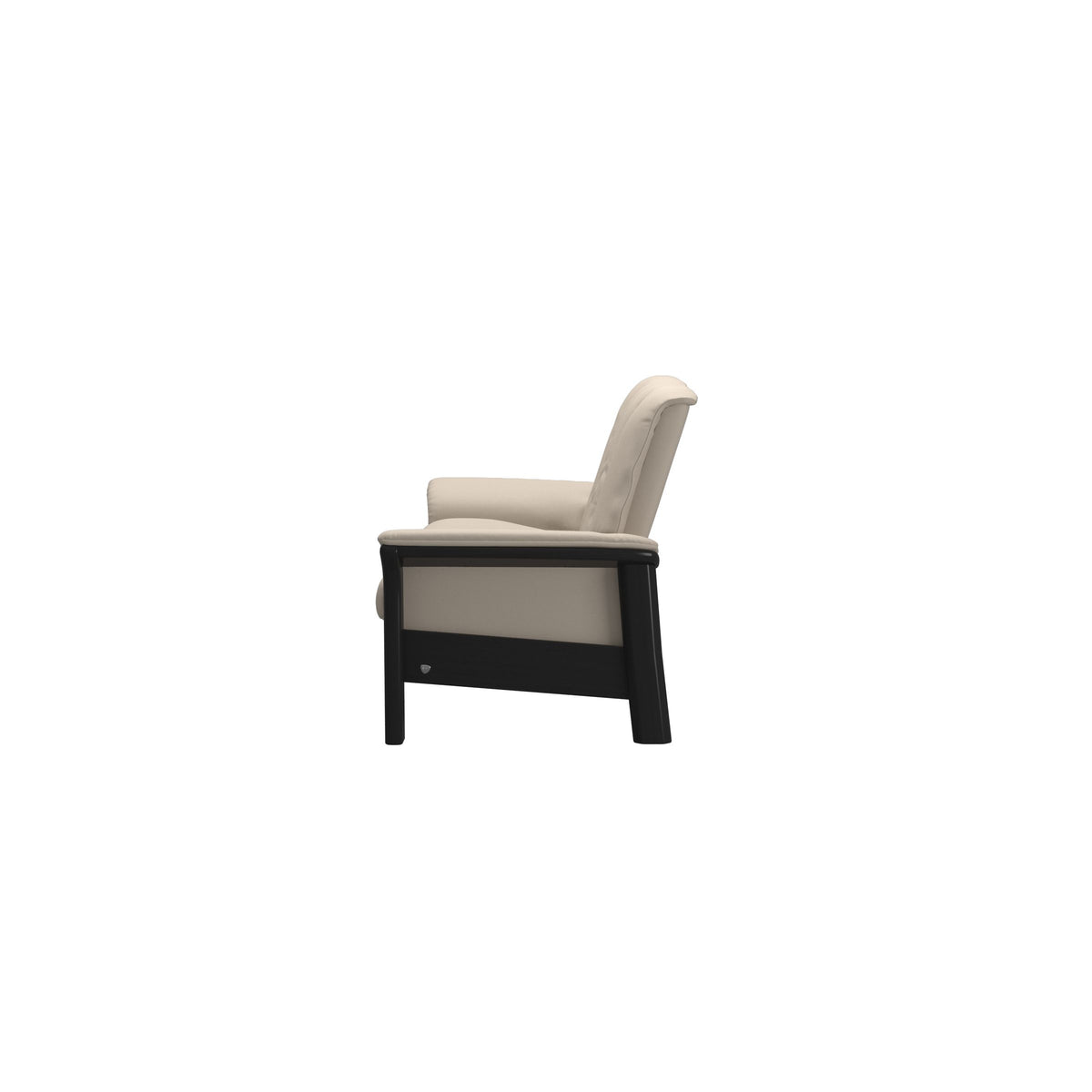 Buckingham LB 2-Seat - Paloma Fog - Black