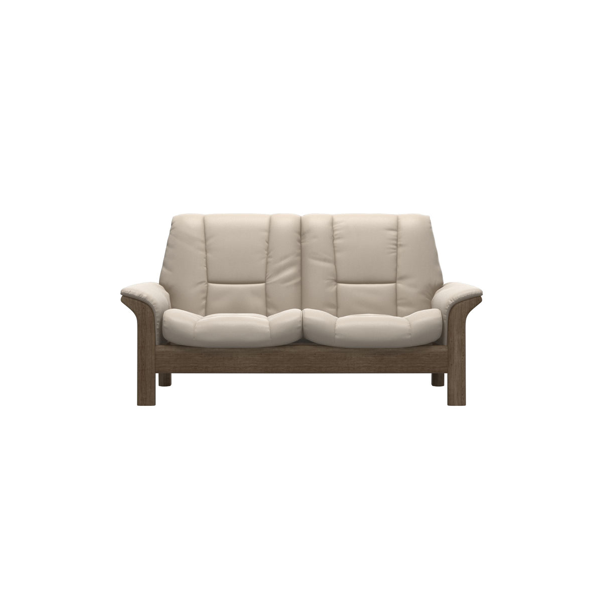 Buckingham LB 2-Seat - Paloma Fog - Smoked Oak