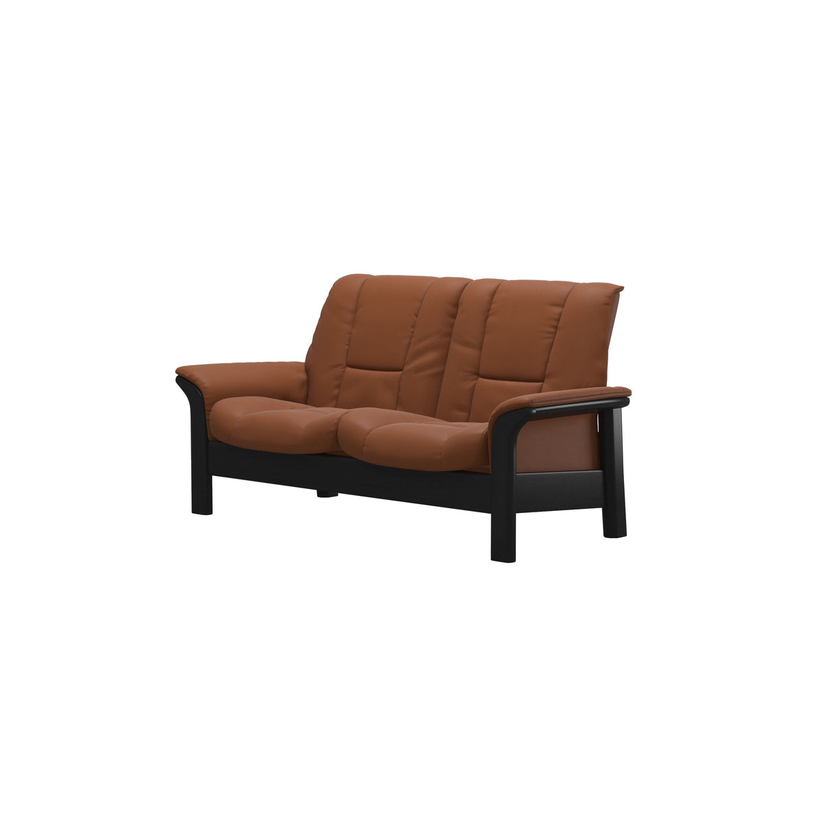 Buckingham LB 2-Seat - Paloma New Cognac - Black