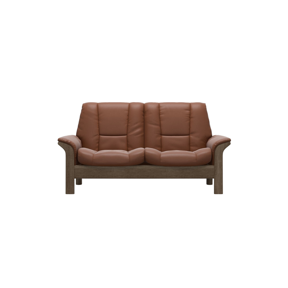Buckingham LB 2-Seat - Paloma New Cognac - Smoked Oak