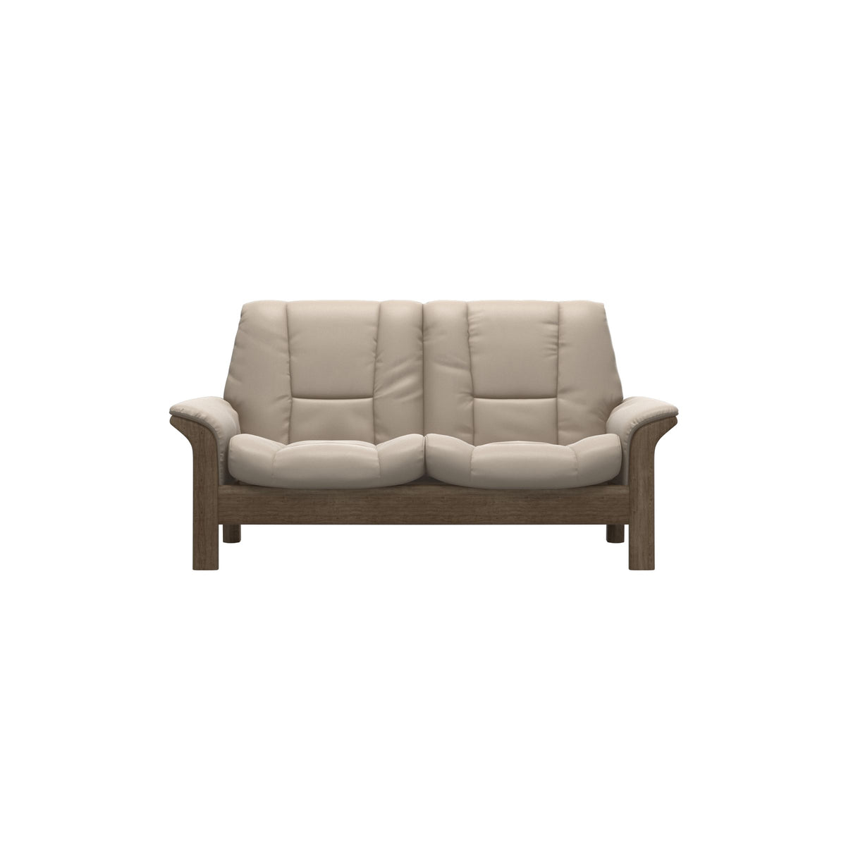 Buckingham LB 2-Seat - Paloma Mushroom - Smoked Oak