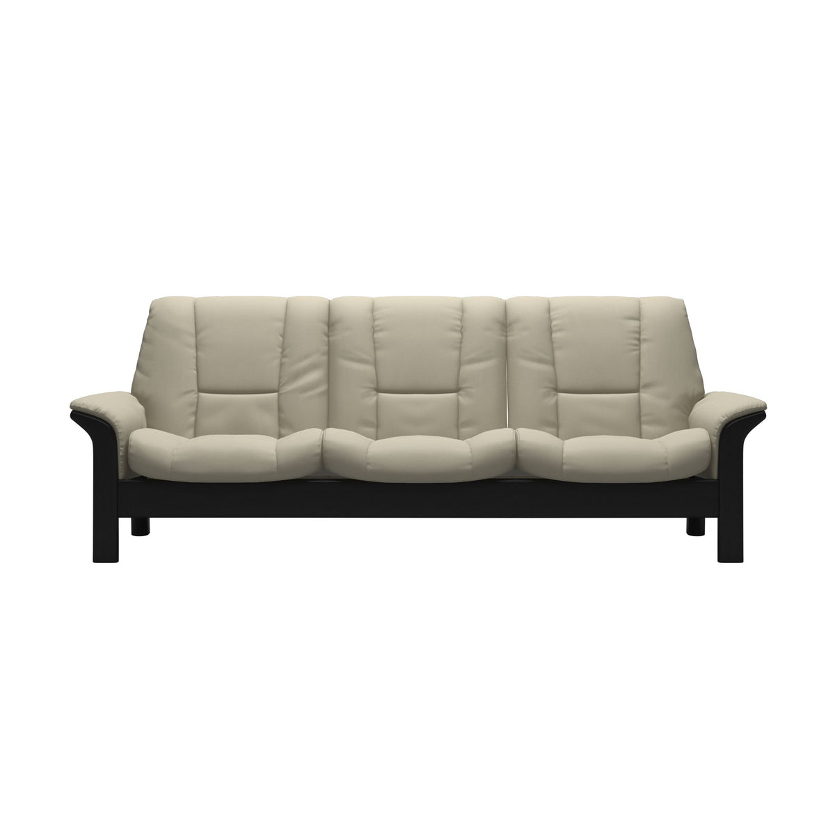 Buckingham LB 3-Seat - Paloma Light Grey - Black