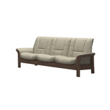 Buckingham LB 3-Seat - Paloma Light Grey - Walnut