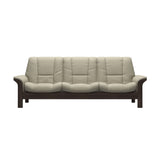 Buckingham LB 3-Seat - Paloma Light Grey - Wenge