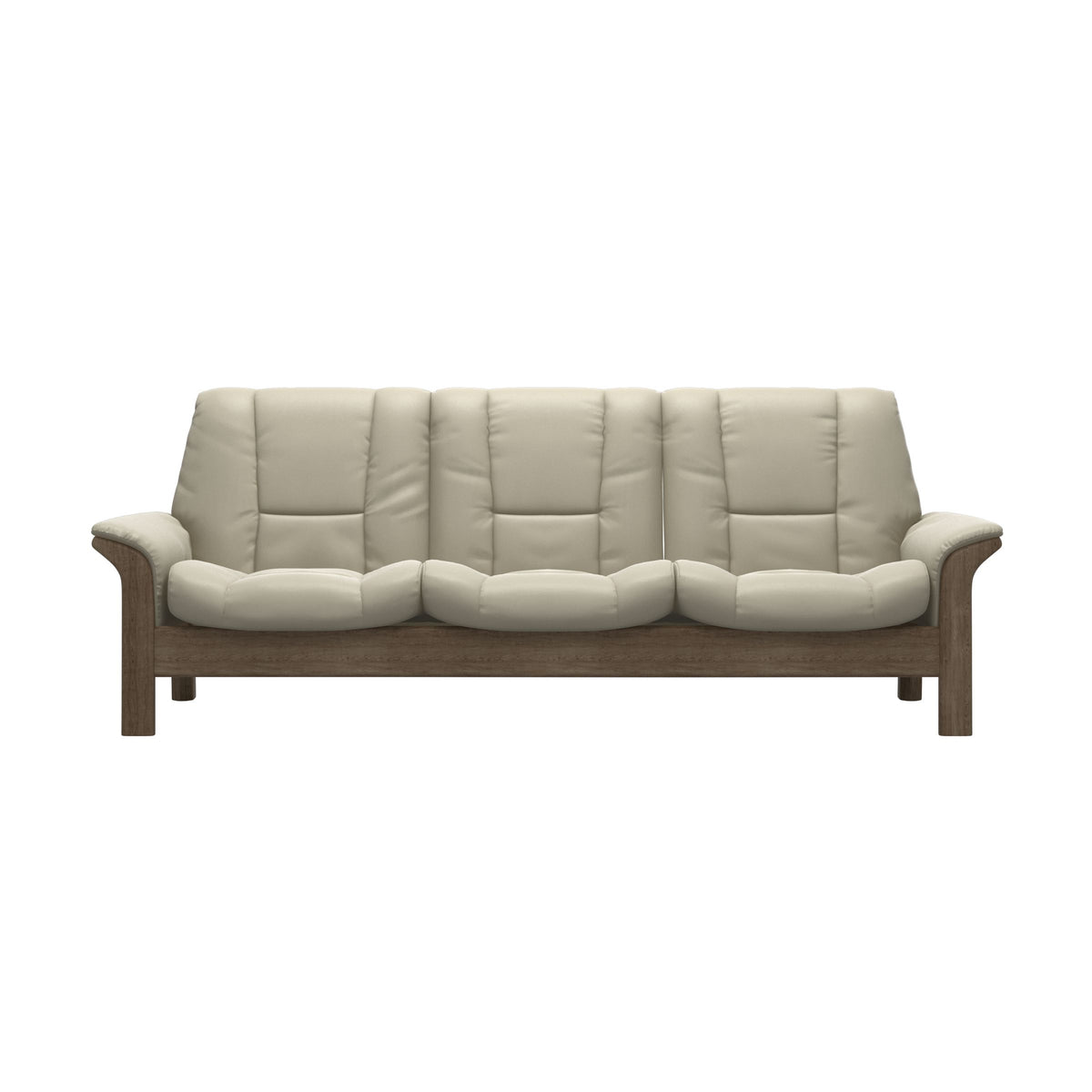 Buckingham LB 3-Seat - Paloma Light Grey - Smoked Oak
