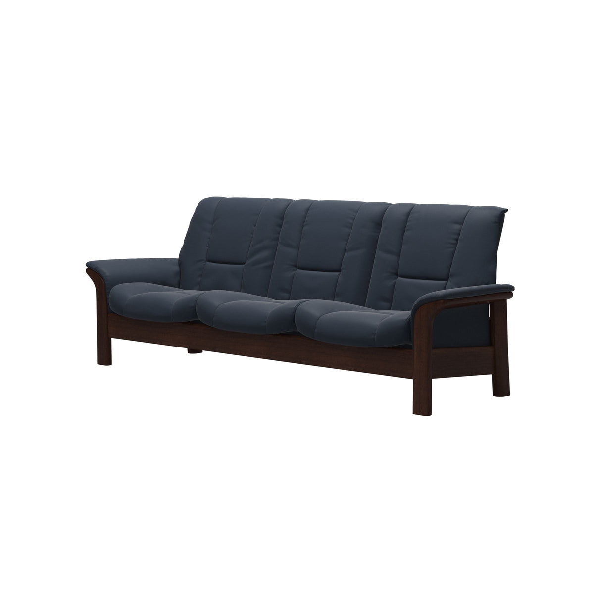 Buckingham LB 3-Seat - Paloma Oxford Blue - Brown
