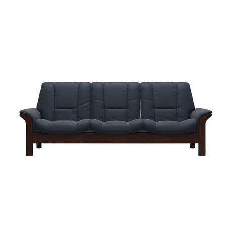 Buckingham LB 3-Seat - Paloma Oxford Blue - Brown