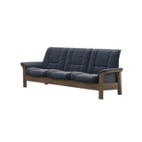 Buckingham LB 3-Seat - Paloma Oxford Blue - Smoked Oak