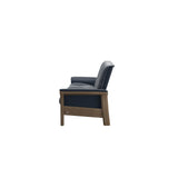 Buckingham LB 3-Seat - Paloma Oxford Blue - Smoked Oak