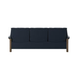 Buckingham LB 3-Seat - Paloma Oxford Blue - Smoked Oak