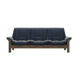 Buckingham LB 3-Seat - Paloma Oxford Blue - Smoked Oak