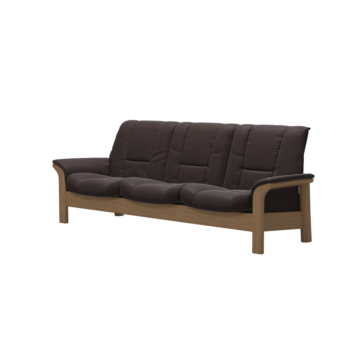 Buckingham LB 3-Seat - Paloma Chocolate - Oak