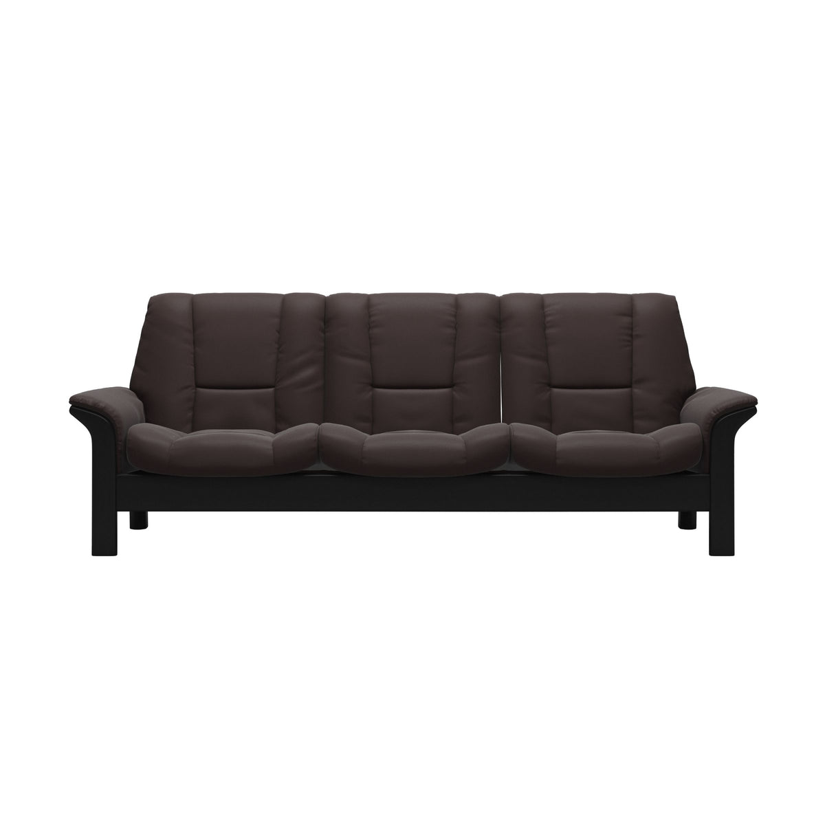 Buckingham LB 3-Seat - Paloma Chocolate - Black