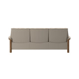 Buckingham LB 3-Seat - Paloma Fog - Teak