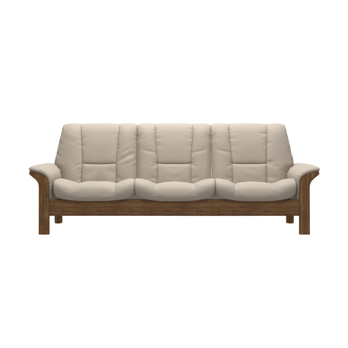Buckingham LB 3-Seat - Paloma Fog - Teak
