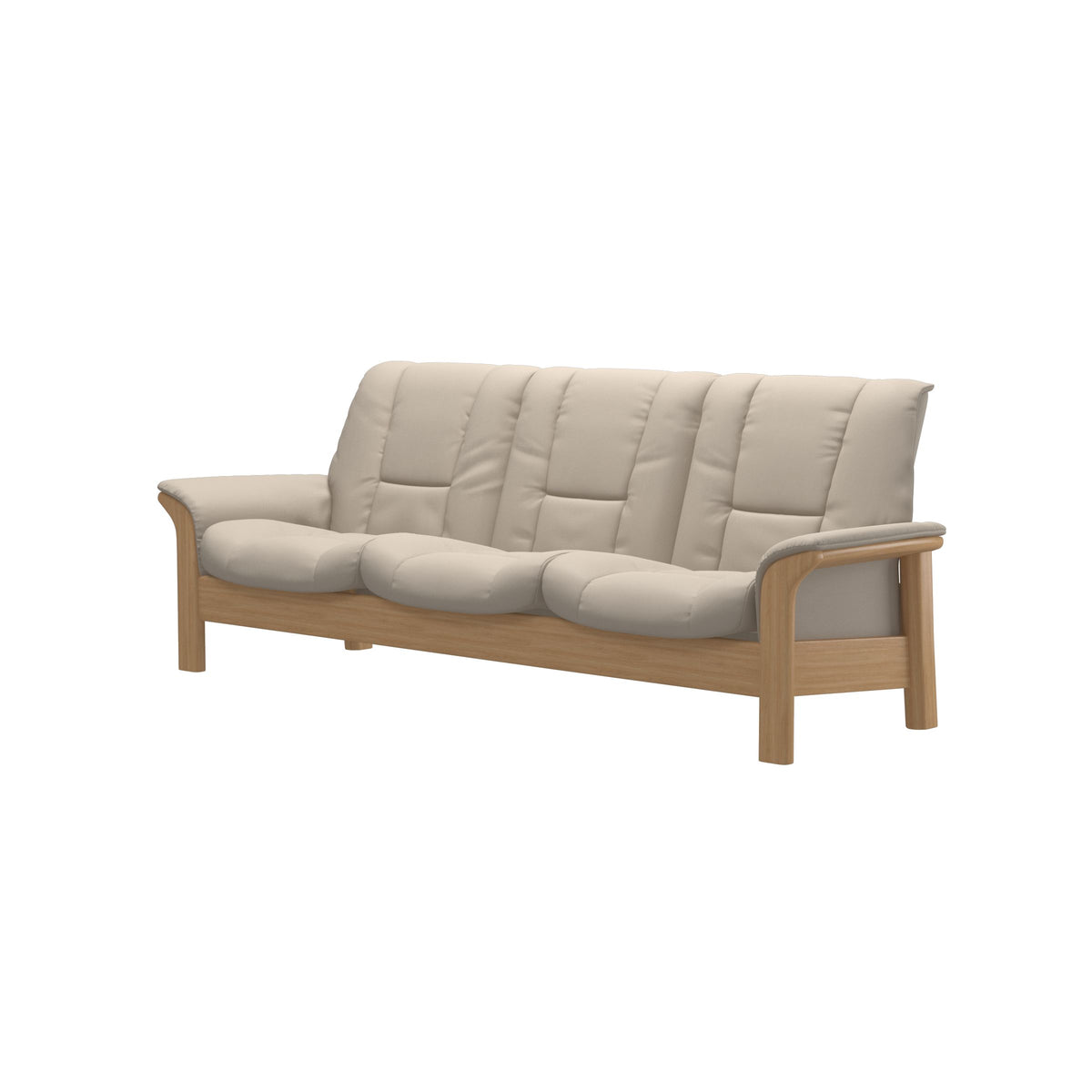 Buckingham LB 3-Seat - Paloma Fog - Oak