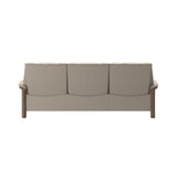 Buckingham LB 3-Seat - Paloma Fog - Walnut