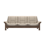 Buckingham LB 3-Seat - Paloma Fog - Walnut