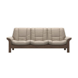 Buckingham LB 3-Seat - Paloma Mushroom - Walnut