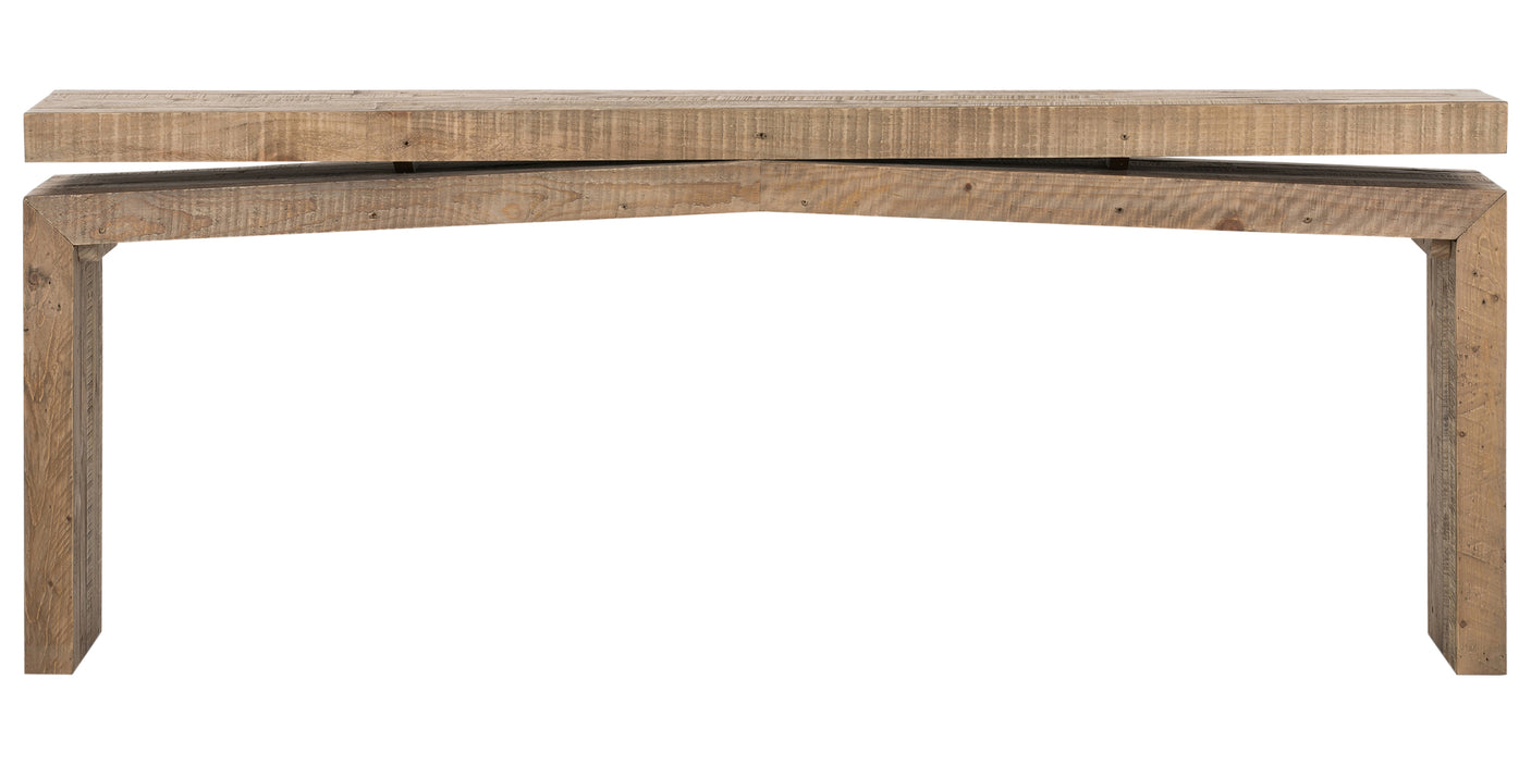 Sierra Rustic Natural Pine | Matthes Console Table | Valley Ridge Furniture