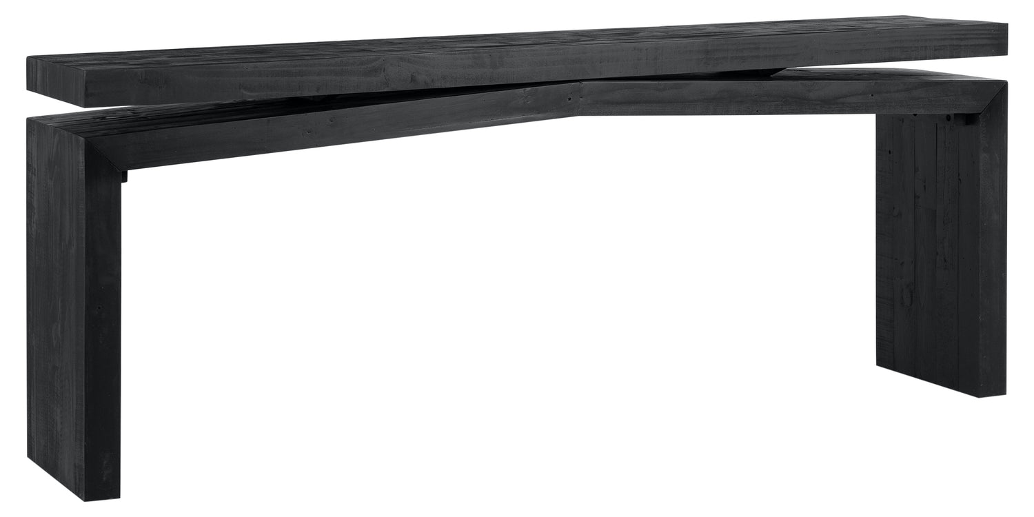 Aged Black Pine | Matthes Console Table | Valley Ridge Furniture