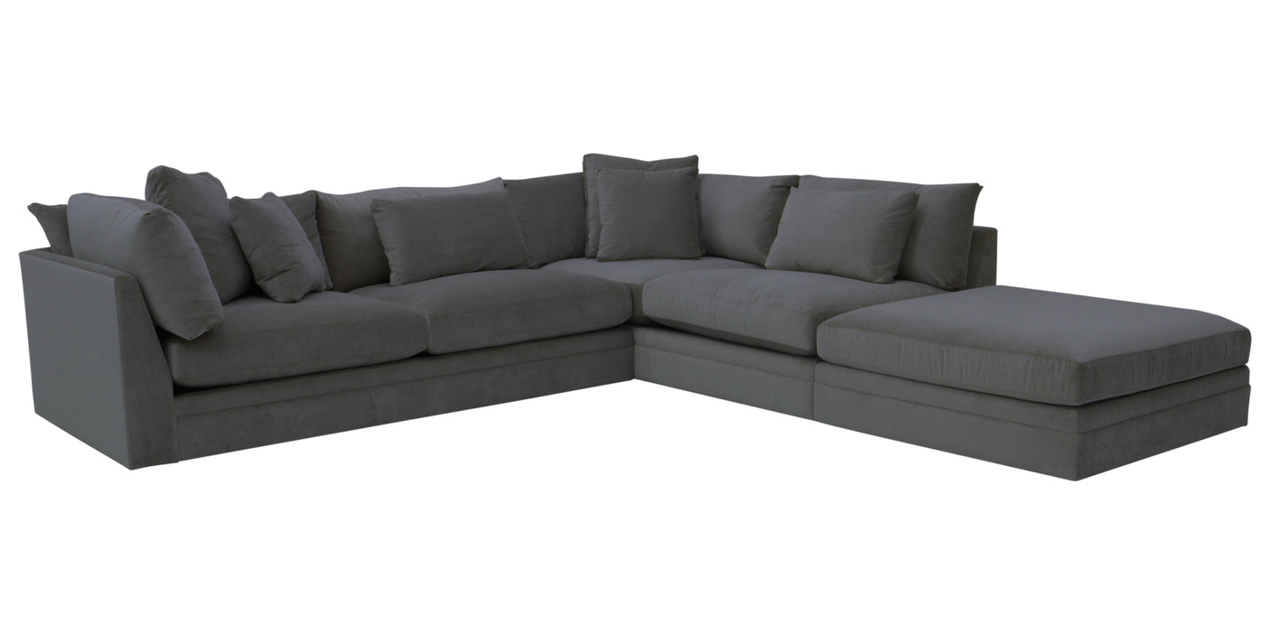 Big Easy | Right Open End Sectional w/Ottoman