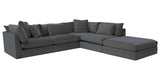 Big Easy | Right Open End Sectional w/Ottoman