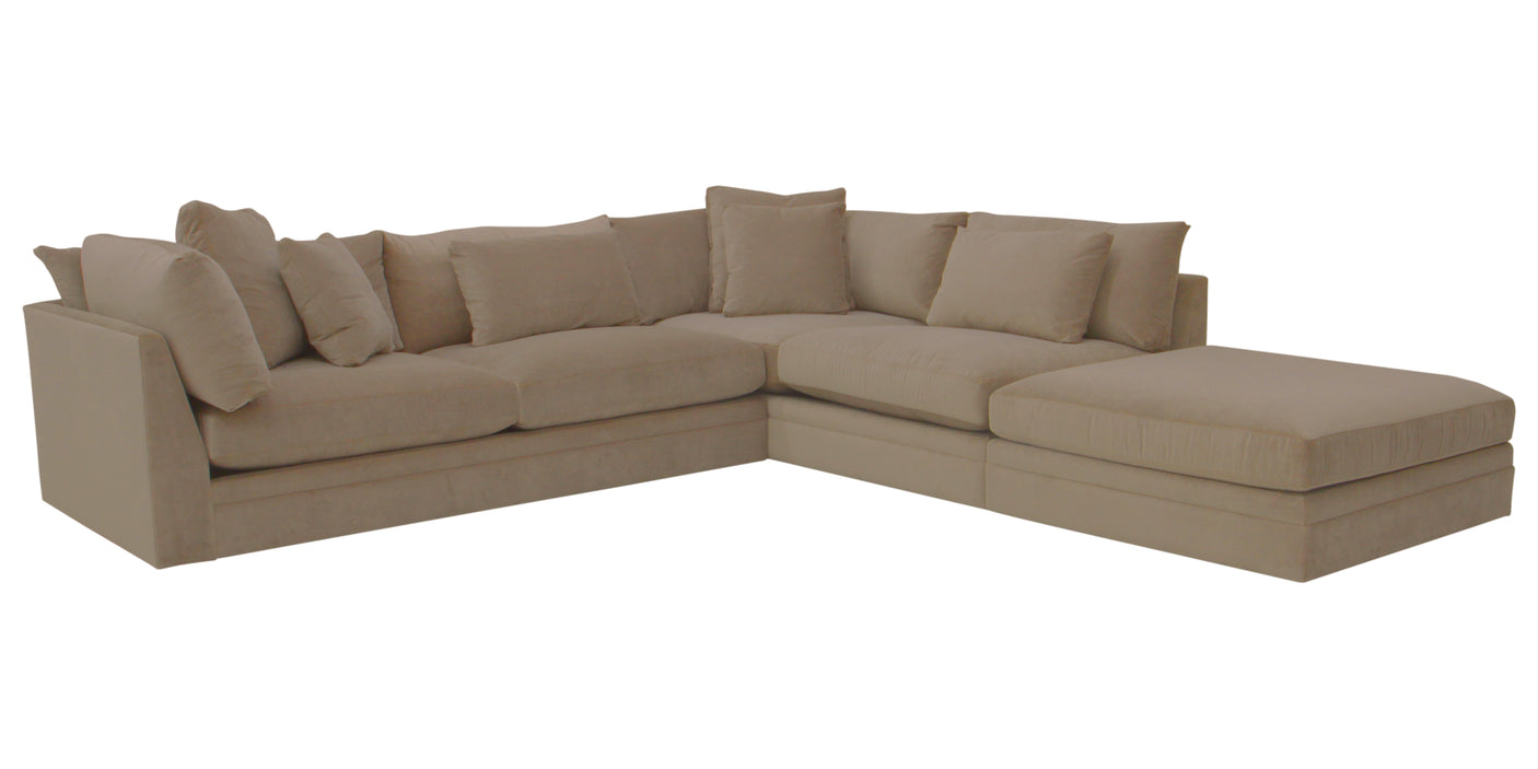 Big Easy | Right Open End Sectional w/Ottoman