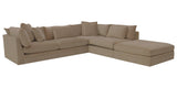 Big Easy | Right Open End Sectional w/Ottoman