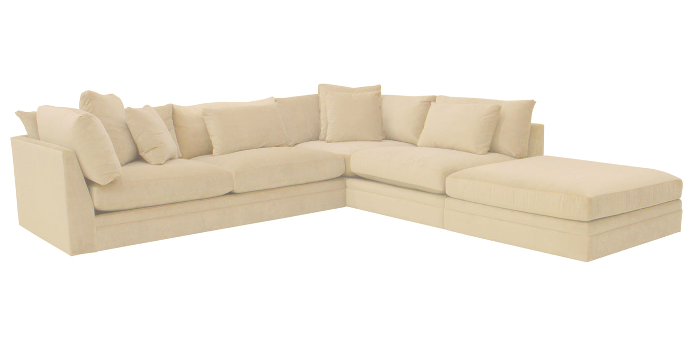 Big Easy | Right Open End Sectional w/Ottoman