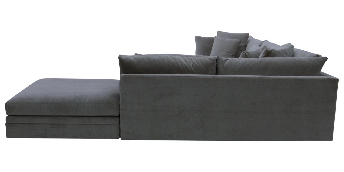 Big Easy | Right Open End Sectional w/Ottoman