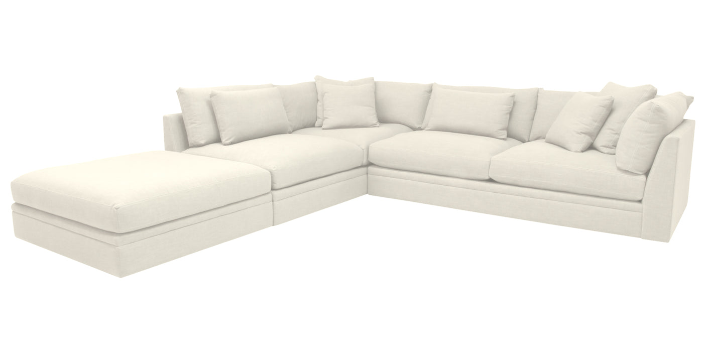 Big Easy | Left Open End Sectional w/Ottoman
