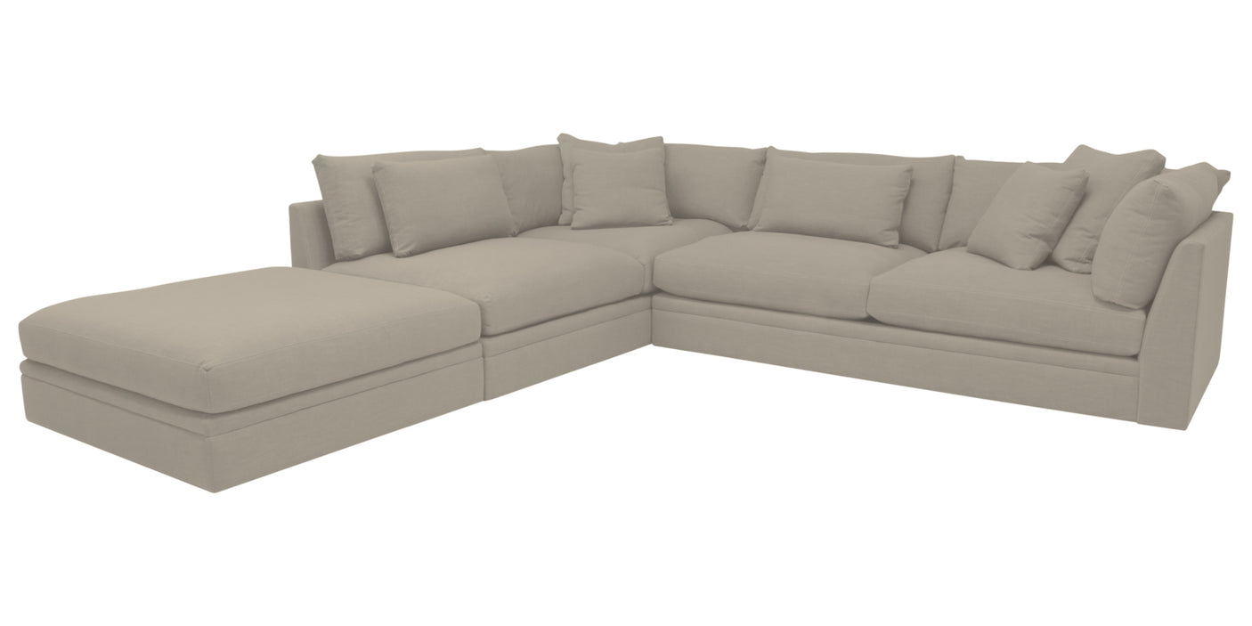 Big Easy | Left Open End Sectional w/Ottoman