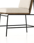 Savile Flax and Amber Oak with Midnight Iron | Crete Dining Chair | Valley Ridge Furniture