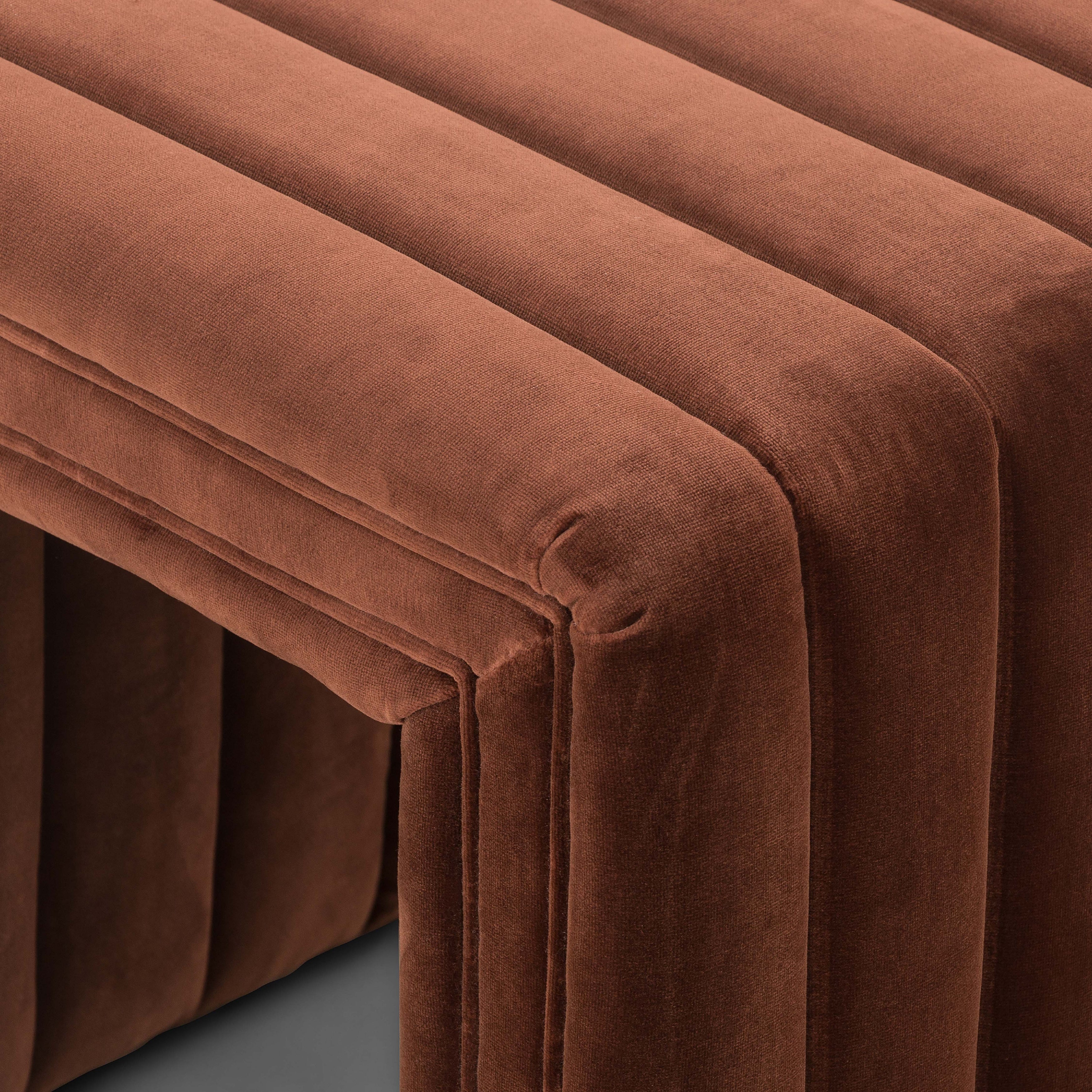 Surrey Auburn Fabric | Augustine Ottoman | Valley Ridge Furniture