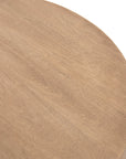 Light Brushed Parawood (38in Size) | Mesa Round Coffee Table | Valley Ridge Furniture