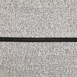 Knoll Domino Fabric & Gunmetal Iron with Umber Black Leather | Harris Accent Bench | Valley Ridge Furniture