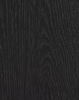 Ebony Oak Veneer & Ebony Oak with Chaps Sand Leather & Gunmetal Iron | Rosedale Nightstand | Valley Ridge Furniture