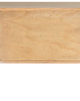 Yucca Oak Veneer & Yucca Oak with Chaps Sand Leather & Gunmetal Iron | Rosedale Nightstand | Valley Ridge Furniture