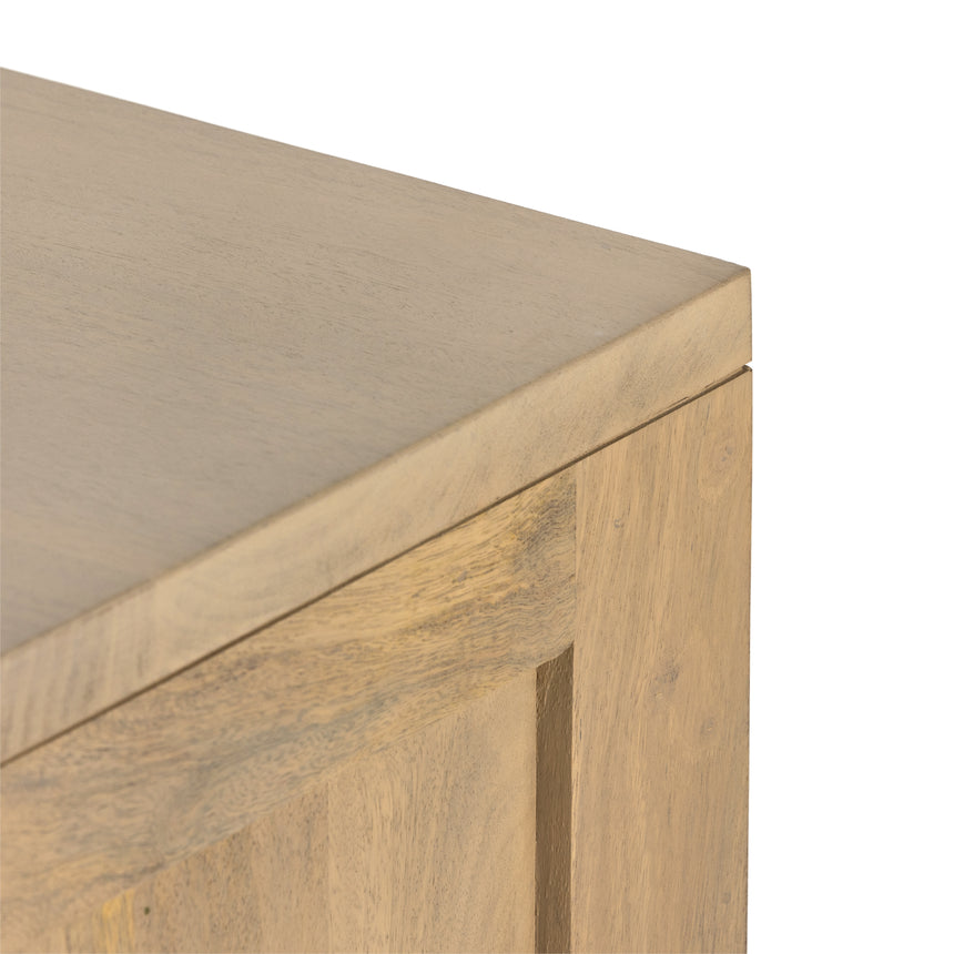 Natural Mango & Natural Circle Cane with Satin Brass Iron | Tilda Sideboard | Valley Ridge Furniture