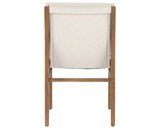 Savile Flax Fabric with Natural Brown Nettlewood | Aya Dining Chair | Valley Ridge Furniture