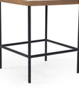 Fayette Cloud Fabric and Drifted Oak with Midnight Iron (Counter Height) | Benton Bar/Counter Stool | Valley Ridge Furniture